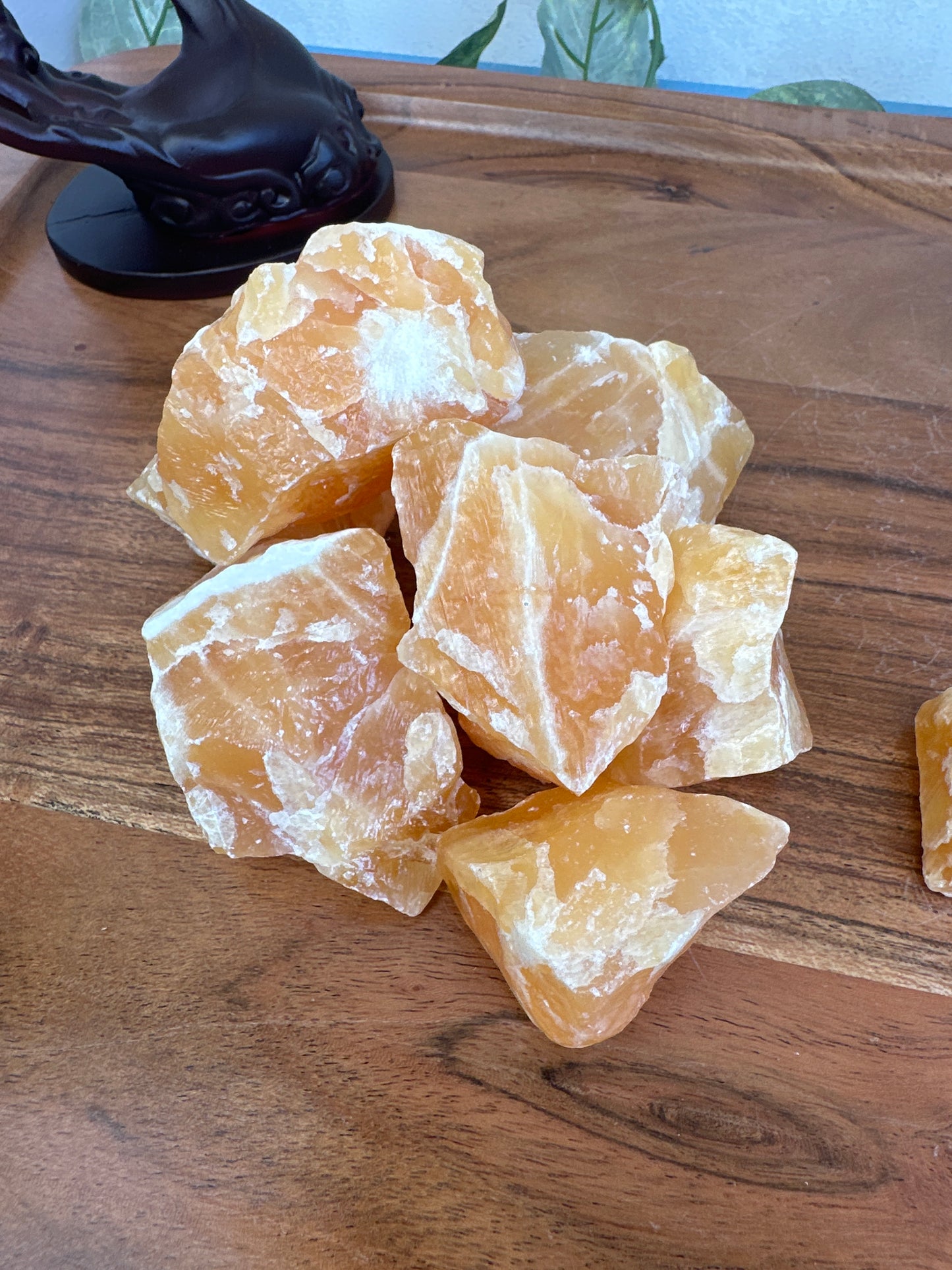 Raw Orange Calcite Chunk